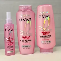 Kit L’Oreal Shine Boosting + Leave-in Serum