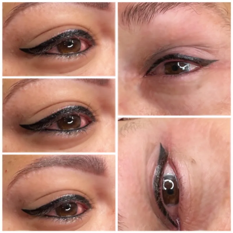 Delineado de ojos completo
