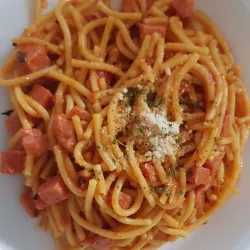 🍝 Espaguetis de Jamón