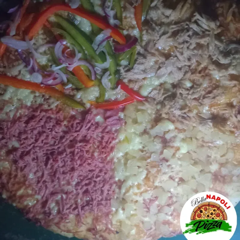 🍕✨ Pizza Cuatro Estaciones Grande