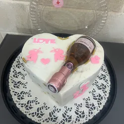 Cake en forma de corazón