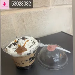 Mini postre de chocolate 