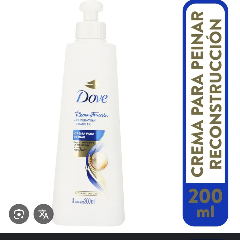 Crema de peinar dove 