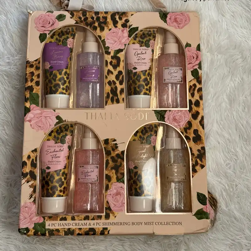 Juego de cremas y colonias 8 piezas 