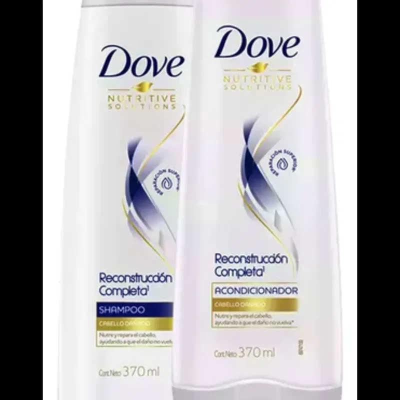Juego de shampoo y acondicionador Dove 
