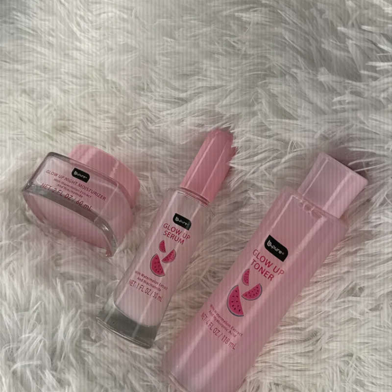 Línea de 3 productos de extracto de melón y ácido hialuronico 