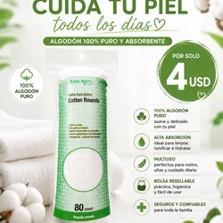 Algodones para desmaquillar