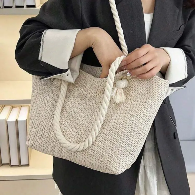 Bolso de playa tejido