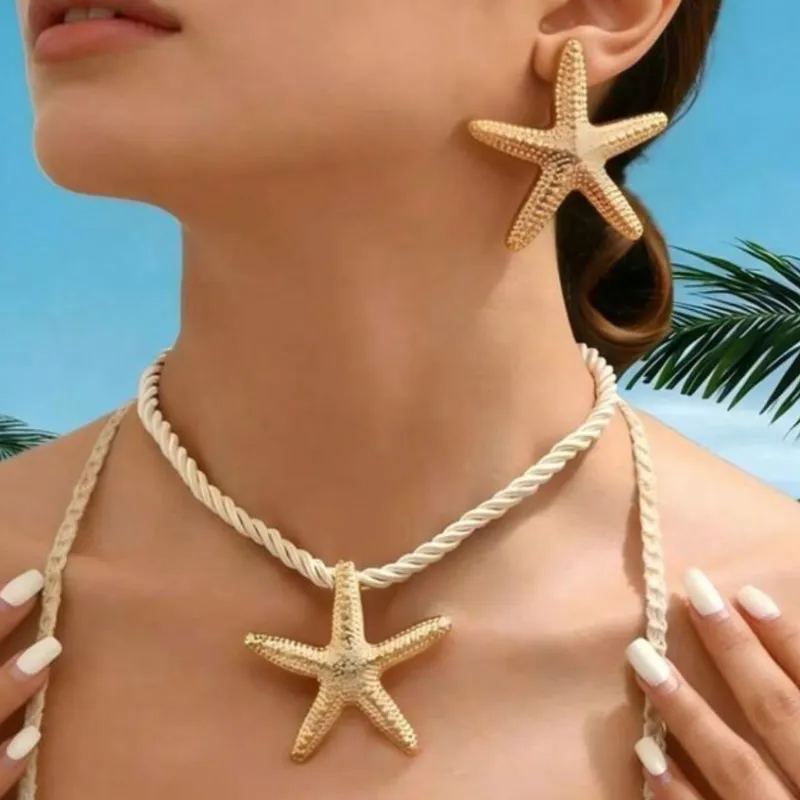 Collar y aretes