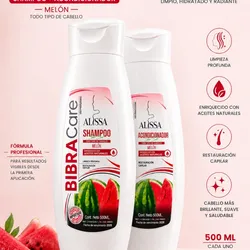 Juego de Shampoo y Acondicionador de Melón