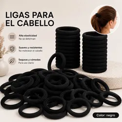 Ligas para Cabello — Negras