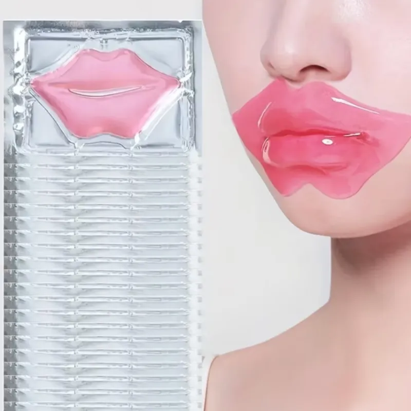 Mascarilla de Hidrogel para Labios con ácido hialuronico, glycerol y colageno