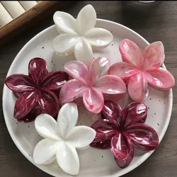 Pinzas para el cabello en forma de flor