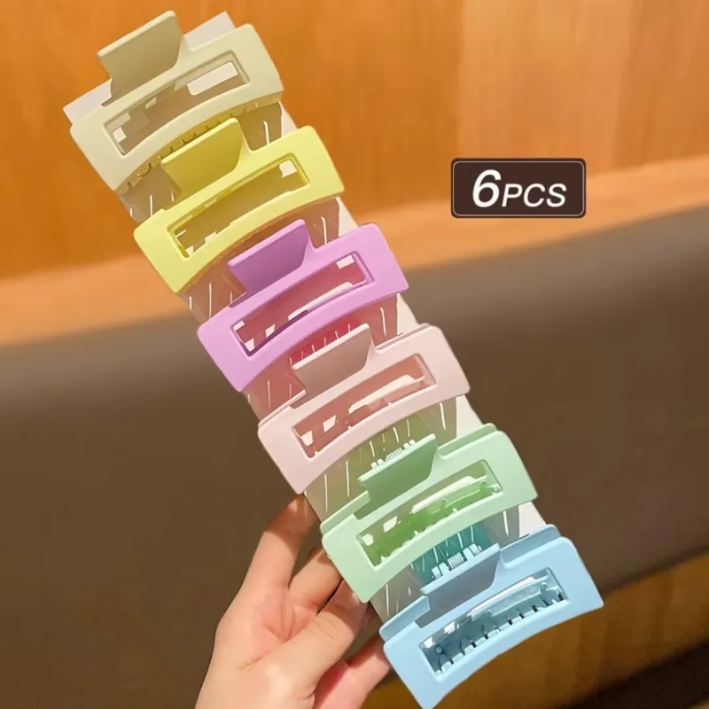 Pinzas para el cabello grandes colores pastel