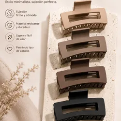 Pinzas para el cabello grandes