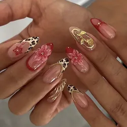 Uñas press on almendradas
