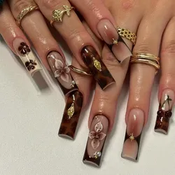 Uñas press on extra largas