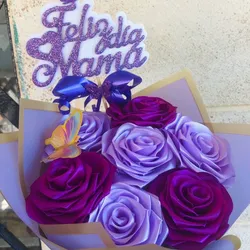 7 rosas lilas