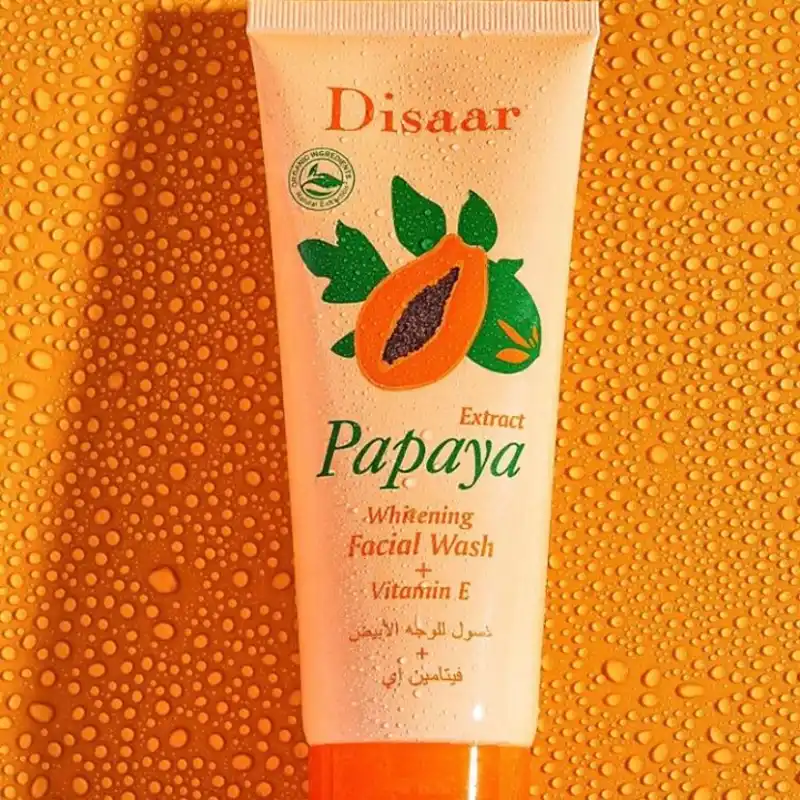 LIMPIADOR DE PAPAYA CON VITAMINA E DE DISSAR.🧡