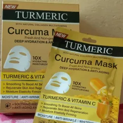 Mascarillas de cúrcuma y vitamina C