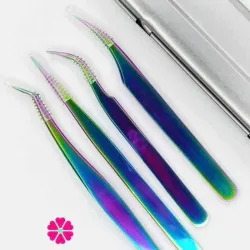 Set de 4 pinzas profesionales