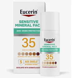 Eucerin Sun Tinted - Loción de protección solar facial