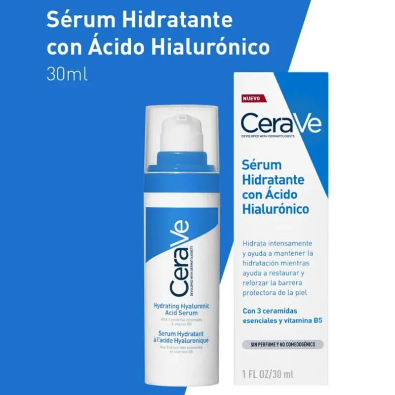 Sérum Hidratante con Ácido Hialurónico de CeraVe