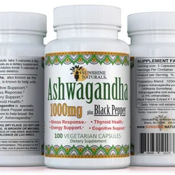 Ashwagandha Plus Black Pepper. 💊