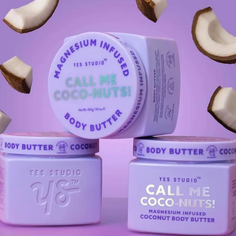 Crema corporal con magnesio y coco