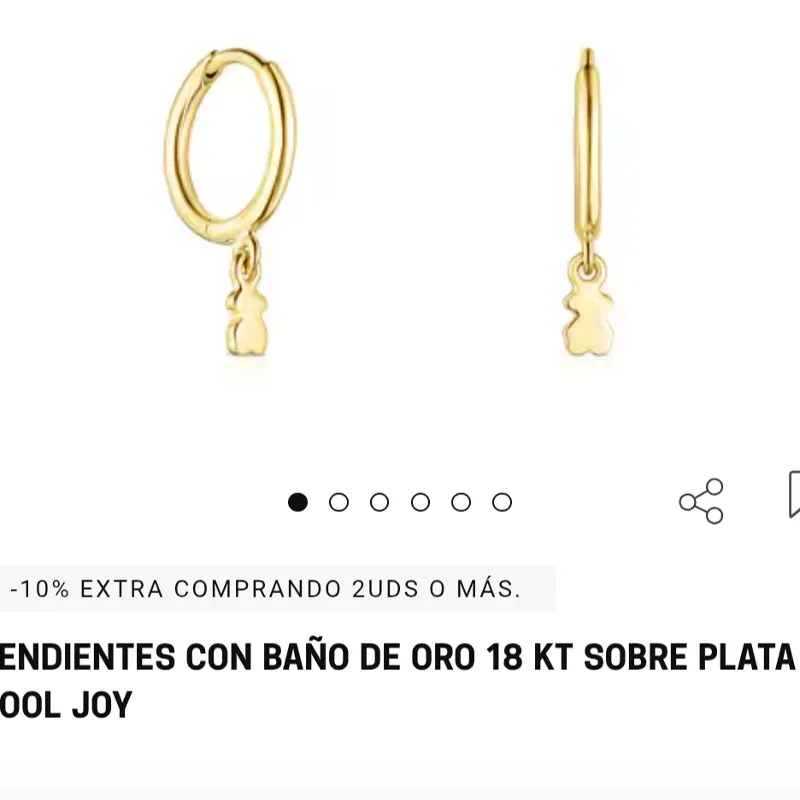 Pendientes TOUS 💛