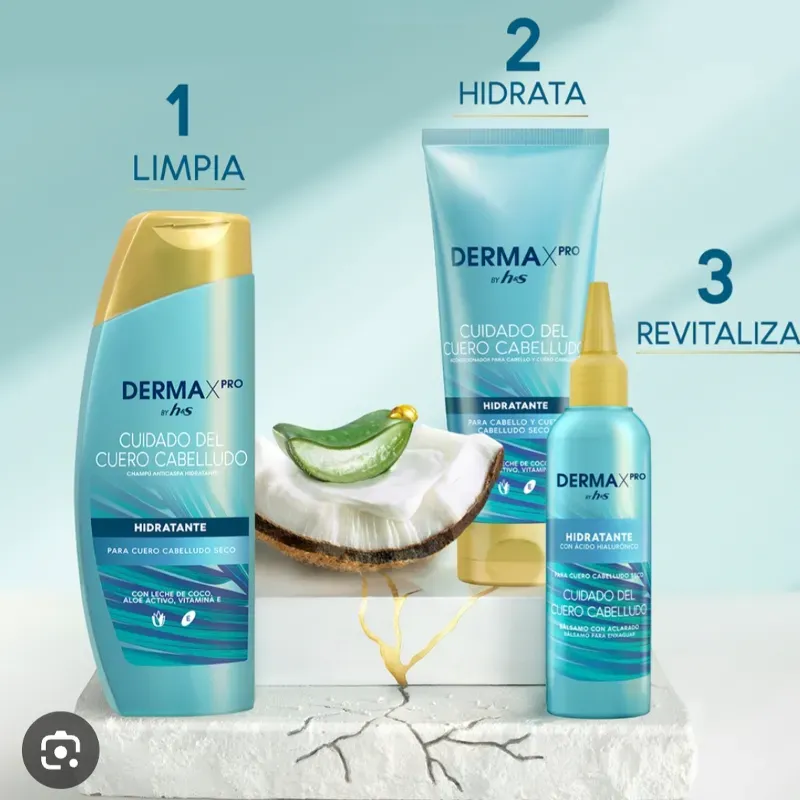 Set head shower shampo + acondicionador +serum 