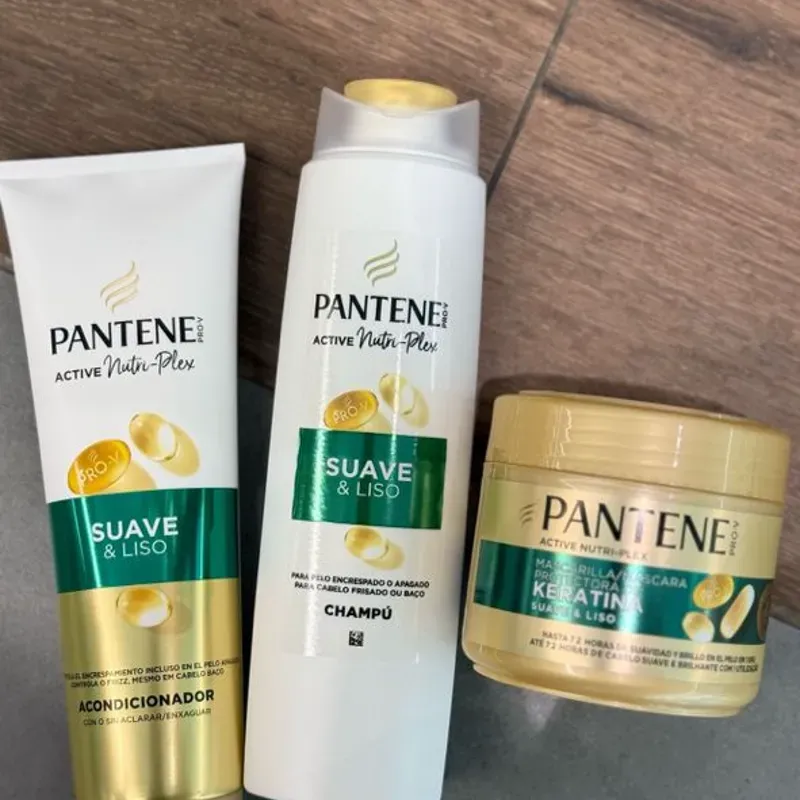 Set pantene suave y liso ✅️