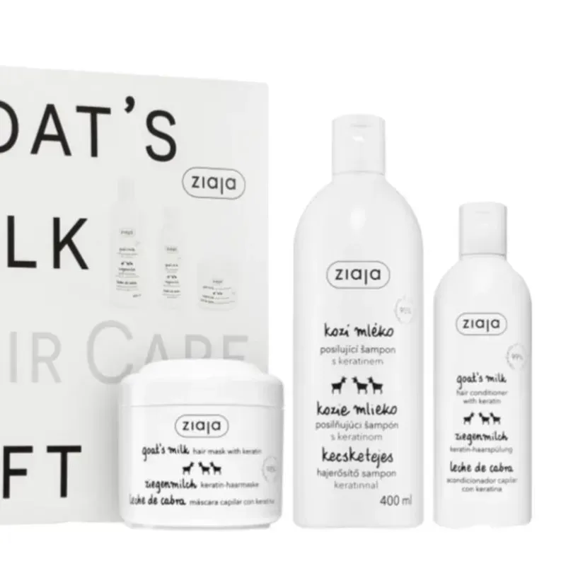 Set para el cabello de leche de cabra 🤍
