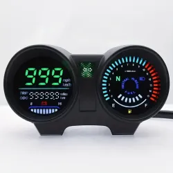 Display digital para motocicleta