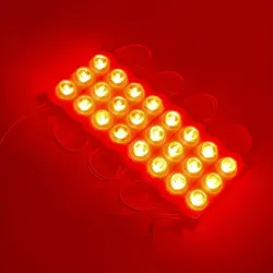 LED con 3 luces Rojo, DC12v 24v