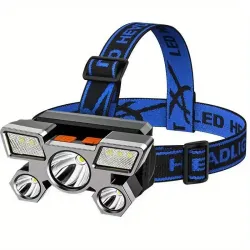 Linterna Frontal LED Recargable Por USB