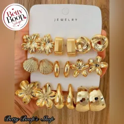 Aretes dorados