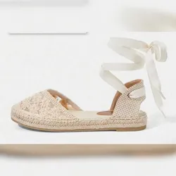 Sandalias Cocalecas blancas con suelas de saco