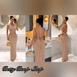 Conjunto beis de saya larga
