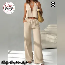 Conjunto Betty Boop en beige