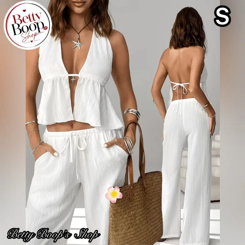 Conjunto Betty Boop en blanco