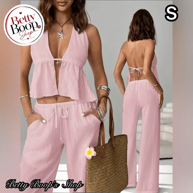 Conjunto Betty Boop en rosa claro