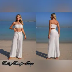 Conjunto blanco de pareo