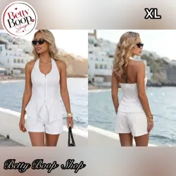 Conjunto blanco de rayas