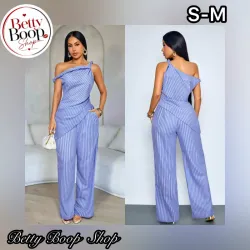 Conjunto de rayas azules