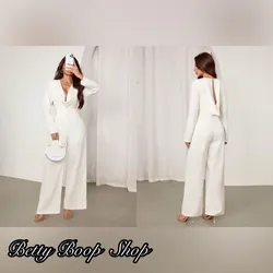 Enterizo elegante mangas largas