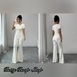 Enterizo pantaloneta beis