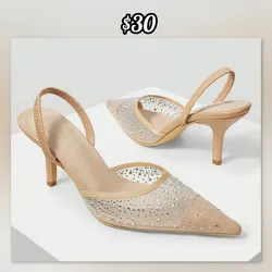 MOTF PREMIUM TACONES ALTOS DE PUNTA FINA CON MALLA DE RH