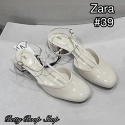 Sandalias de tacón cuadrado Zara