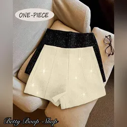 Short beis de brillo